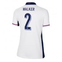 England Kyle Walker #2 Hjemmebanetrøje Dame EM 2024 Kortærmet